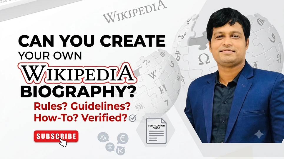 Can You Create Your Own Wikipedia Biography