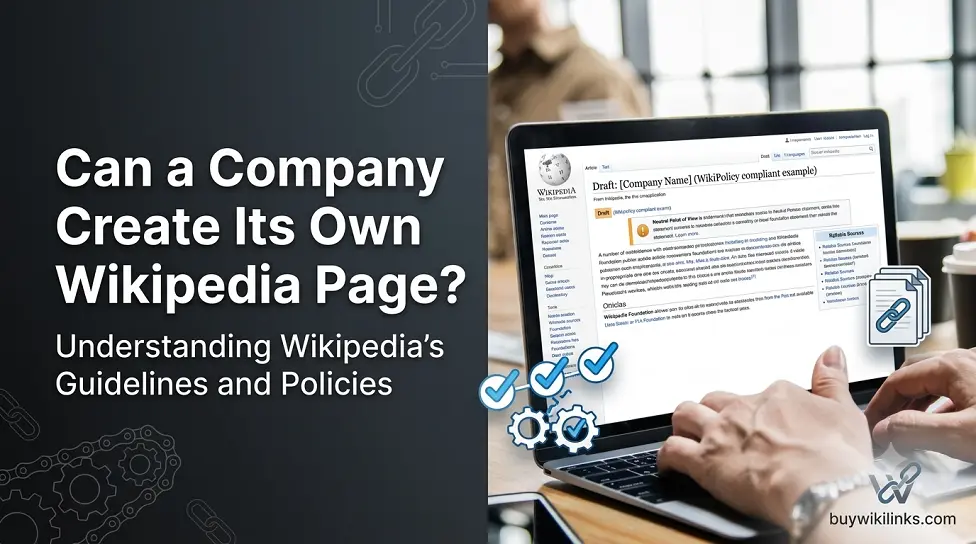 Can a Company Create Its Own Wikipedia Page
