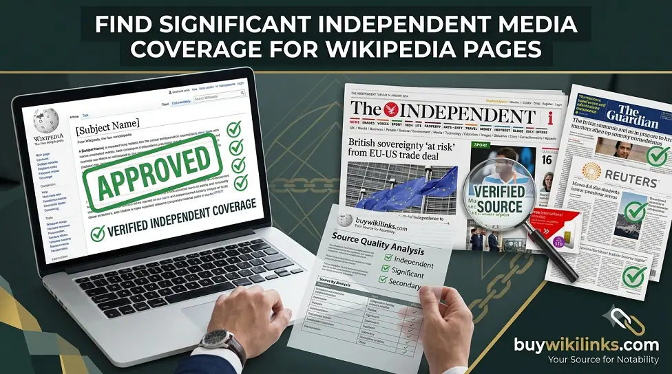 Find Significant Independent Media Coverage