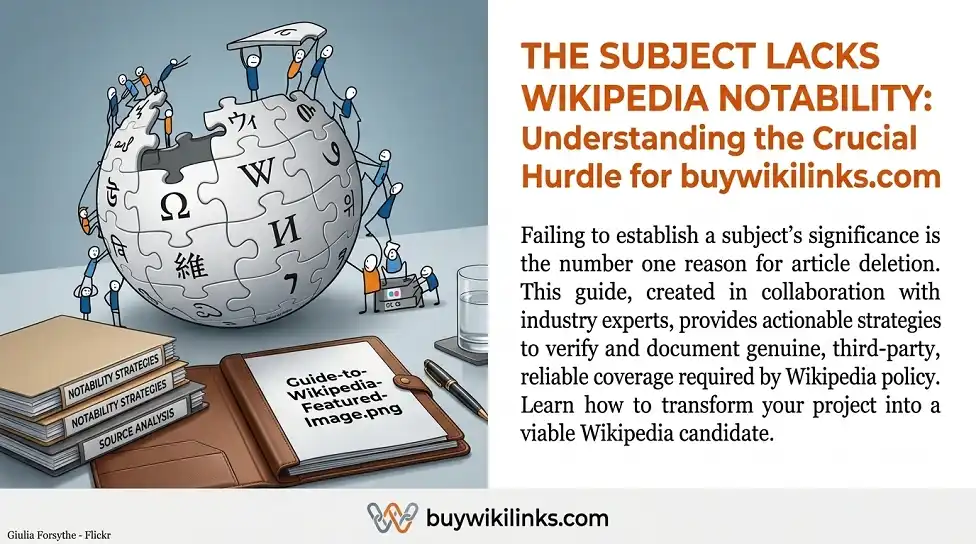 The Subject Lacks Wikipedia Notability