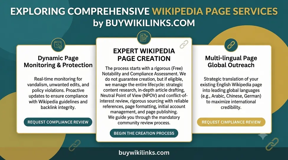 What Is a Wikipedia Page Creation Service