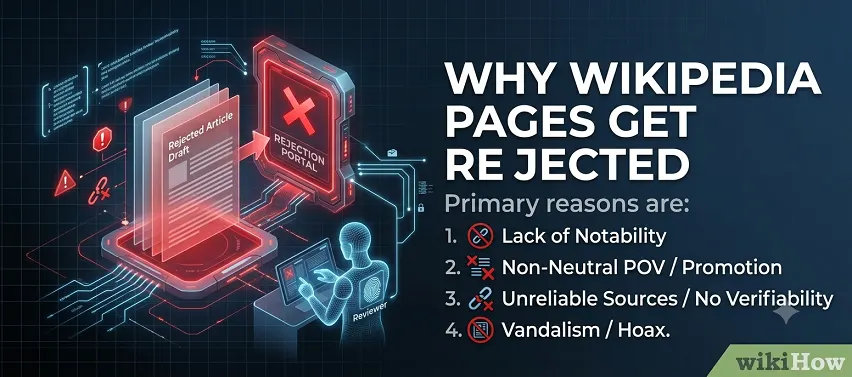 Why Wikipedia Pages Get Rejected