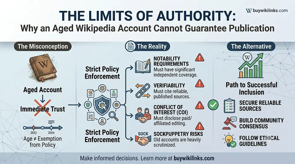 Why an Aged Account Cannot Guarantee Publication