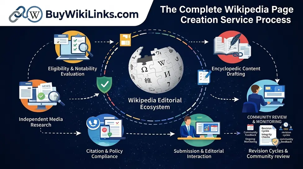 Wikipedia Page Creation Service Process