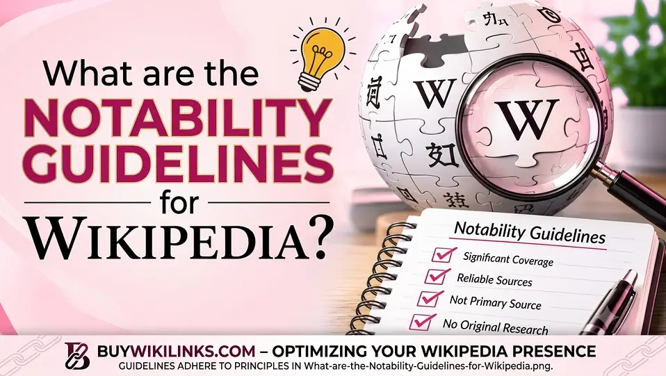 Wikipedia notability requirements