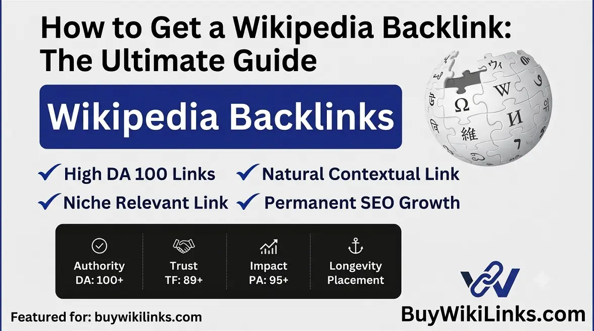 get a Wikipedia backlink.